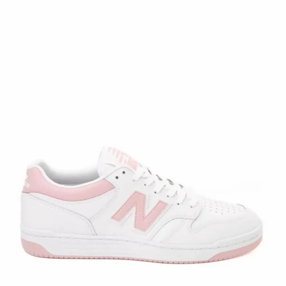 New Balance 480 White Pink Leather Sneakers Women’s Size 8 Casual Court Shoes